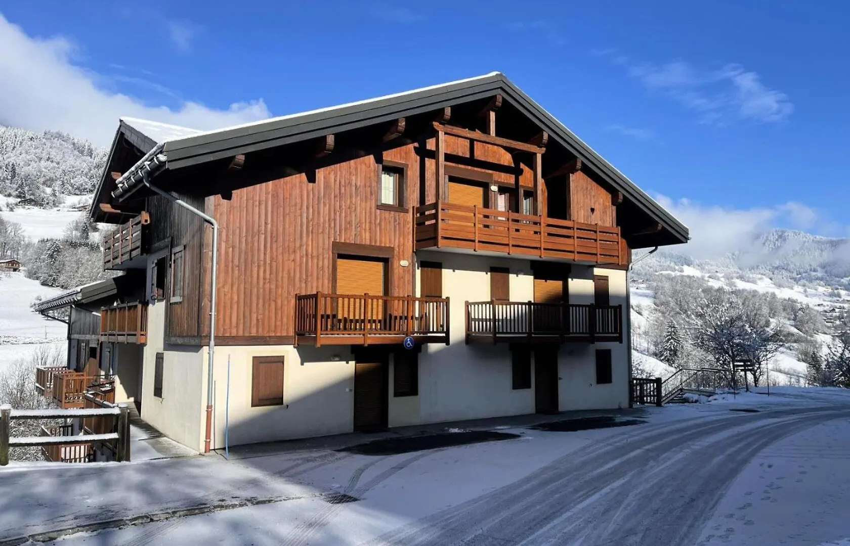 Les Chalets Des Evettes - Appartement Deux Chambres Au Pied Des Pistes Dans Une Residence Avec Piscine Mae-6291 Flumet 0*,